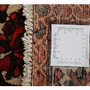 Bakhtiari Persian Rug 9'11" x 6'9" - Semi Antique Medallion Blue, Crimson Hand Knotted | full view | SKU 111309