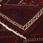 Lori Persian Rug 9x7 ft - Semi Antique Geometric Red, Brown Hand Knotted | corner detail | SKU 111312