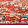 Bakhtiari Persian Rug 10'7" x 6'11" - Semi Antique Medallion Blue, Crimson Hand Knotted | side view | SKU 111313