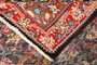 Bakhtiari Persian Rug 10'5" x 6'11" - Semi Antique Medallion Blue, Crimson Hand Knotted | pile detail | SKU 111315