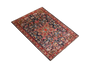 Bakhtiari Persian Rug 10x6 ft - Semi Antique Medallion Blue, Crimson Hand Knotted | back view | SKU 111315