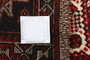 Lori Persian Rug 9x4 ft - Semi Antique Geometric Red, Brown Hand Knotted | detail view | SKU 111321