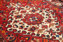 Bakhtiari Persian Rug 10'3" x 6'12" - Semi Antique Medallion Blue, Crimson Hand Knotted | full view | SKU 111329