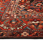 Bakhtiari Persian Rug 13'1" x 10'8" - Semi Antique Medallion Blue, Crimson Hand Knotted | side view | SKU 111335