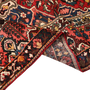 Bakhtiari Persian Rug 13'1" x 9'10" - Semi Antique Medallion Blue, Crimson Hand Knotted | detail view | SKU 111339