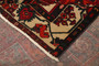 Bakhtiari Persian Rug 7'1" x 5'3" - Semi Antique Medallion Blue, Crimson Hand Knotted | side view | SKU 111356