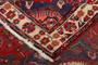 Tafresh Persian Rug 6x4 ft - Semi Antique Medallion Crimson, Beige Hand Knotted | corner detail | SKU 111363