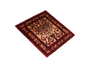 Baluch Persian Rug 2'7" x 2'7" - Semi Antique Mihrab Red, Blue Hand Knotted | side view | SKU 111364