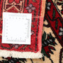 Baluch Persian Rug 3'5" x 1'11" - Semi Antique Mihrab Red, Blue Hand Knotted | full view | SKU 111365
