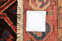 Tuyserkan Persian Rug 8'10" x 4'11" - Semi Antique Medallion Navy Blue, Blue Hand Knotted | detail view | SKU 111372