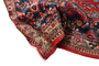 Lilihan Persian Rug 14'2" x 10'7" - Semi Antique Geometric Red, Navy Blue Hand Knotted | back view | SKU 111379