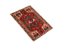 Bakhtiari Persian Rug 7'7" x 4'3" - Semi Antique Medallion Blue, Crimson Hand Knotted | full view | SKU 111446