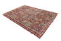 Bakhtiari Persian Rug 10'2" x 6'11" - Semi Antique Medallion Blue, Crimson Hand Knotted | back view | SKU 111447