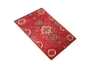 Shiraz Persian Rug 6x3 ft - Antique Medallion Geometric Red, Cream, Navy Blue Hand Knotted | detail view | SKU 111472