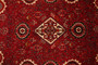 Shiraz Persian Rug 6x3 ft - Antique Geometric Blue, Red Hand Knotted | full view | SKU 111472