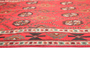 Baluch Persian Rug 9'3" x 4'3" - Semi Antique Mihrab Red, Blue Hand Knotted | back view | SKU 111474