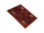 Lori Persian Rug 8x4 ft - Semi Antique Geometric Red, Brown Hand Knotted | full view | SKU 111493