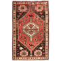 4' 8 x 3' 6 Shiraz Authentic Persian Hand Knotted Area Rug | Los Angeles Home of Rugs