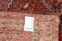 Shiraz Persian Rug 5x3 ft - Semi Antique Geometric, Gol Farang Madder Red, Burgundy, Dark Red Hand Knotted | full view | SKU 111521