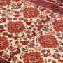 Baluch Persian Rug 5x3 ft - Semi Antique Mihrab Red, Blue Hand Knotted | back view | SKU 111527