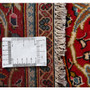 Kashan Persian Rug 10'5" x 6'9" - Semi Antique Medallion Crimson, Navy Blue Hand Knotted | full view | SKU 111550