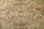 Tabriz Persian Rug 12'9" x 9'9" - Semi Antique Medallion Red, Cream Hand Knotted | full view | SKU 111554
