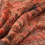 Shiraz Persian Rug 8x5 ft - Semi Antique Geometric Blue, Red Hand Knotted | detail view | SKU 111560