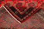 Baluch Persian Rug 9'8" x 4'12" - Semi Antique Mihrab Red, Blue Hand Knotted | detail view | SKU 111603