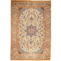 Najafabad Persian Rug 14'9" x 9'10" - Semi Antique Medallion Red, Beige Hand Knotted | front view | SKU 111627