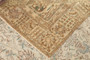 Tabriz Persian Rug 12x9 ft - Semi Antique Afshan All-Over, Shah Abbasi Cream, Beige, Camel Hand Knotted | full view | SKU 111629