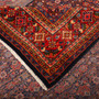 Arak Persian Rug 13x10 ft - Semi Antique Medallion Crimson, Red Hand Knotted | corner detail | SKU 111634