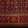Arak Persian Rug 13'9" x 10'3" - Semi Antique Medallion Crimson, Red Hand Knotted | back view | SKU 111634