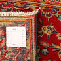 Mashad Persian Rug 12'8" x 9'7" - Semi Antique Medallion Crimson, Ultramarine Hand Knotted | full view | SKU 111637
