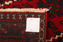 Josheghan Persian Rug 10'0" x 7'1" - Semi Antique Geometric Crimson, Navy Blue Hand Knotted | pile detail | SKU 111642