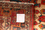 Bakhtiari Persian Rug 7'1" x 5'5" - Semi Antique Medallion Blue, Crimson Hand Knotted | full view | SKU 111644