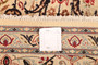 Tabas Persian Rug 12x9 ft - Semi Antique Medallion (Toranj), Shah Abbasi Cream, Ivory, Madder Red Hand Knotted | detail view | SKU 111655