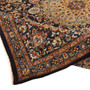 Kashmar Persian Rug 13x9 ft - Semi Antique Afshan Crimson, Ivory Hand Knotted | detail view | SKU 111659