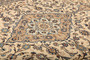 Ardakan Persian Rug 11x8 ft - Semi Antique Medallion Ivory, Beige Hand Knotted | detail view | SKU 111662