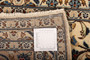 Ardakan Persian Rug 11x8 ft - Semi Antique Medallion Ivory, Beige Hand Knotted | corner detail | SKU 111662