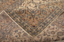 Ardakan Persian Rug 11x8 ft - Semi Antique Medallion Ivory, Beige Hand Knotted | pile detail | SKU 111662