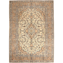 Ardakan Persian Rug 11'8" x 8'1" - Semi Antique Medallion Ivory, Beige Hand Knotted | front view | SKU 111662