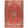 Ardakan Persian Rug 9x6 ft - Semi Antique Medallion Ivory, Beige Hand Knotted | front view | SKU 111670