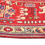 Tabriz Persian Rug 12'12" x 9'10" - Semi Antique Medallion Red, Cream Hand Knotted | side view | SKU 111673