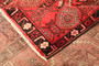 Quchan Persian Rug 9x5 ft - Semi Antique Medallion Red, Blue Hand Knotted | full view | SKU 111674