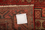 Quchan Persian Rug 8x5 ft - Semi Antique Medallion Red, Blue Hand Knotted | corner detail | SKU 111678