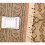 Tabriz Persian Rug 9'4" x 6'7" - Semi Antique Medallion Red, Cream Hand Knotted | full view | SKU 111689