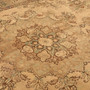 Tabriz Persian Rug 11'1" x 7'11" - Semi Antique Medallion Red, Cream Hand Knotted | back view | SKU 111699