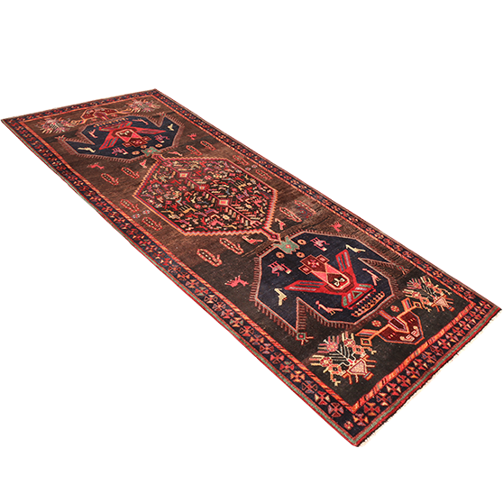 9' 6 x 3' 9 Bijar Authentic Persian Hand Knotted Area Rug Los Angeles