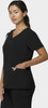 COLOR|BLK|Tempo Womens VNeck Black Top Style # T101