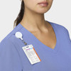 COLOR|CBL|Tempo Womens VNeck Top Ceil Blue Top Style # T101